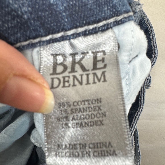 BKE Tyler Mens Size 36L Dark Fade Boot Cut Cowboy Western Zip Fly - Picture 3 of 11